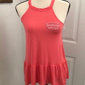 NWT SUMMER TANK WITH FOUNCE SIZE S